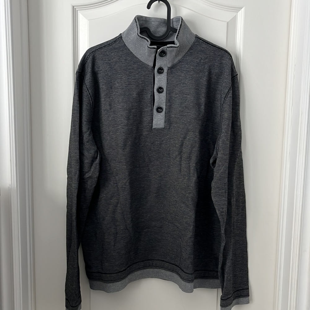 Hugo Boss Quarter Button Up Sweater